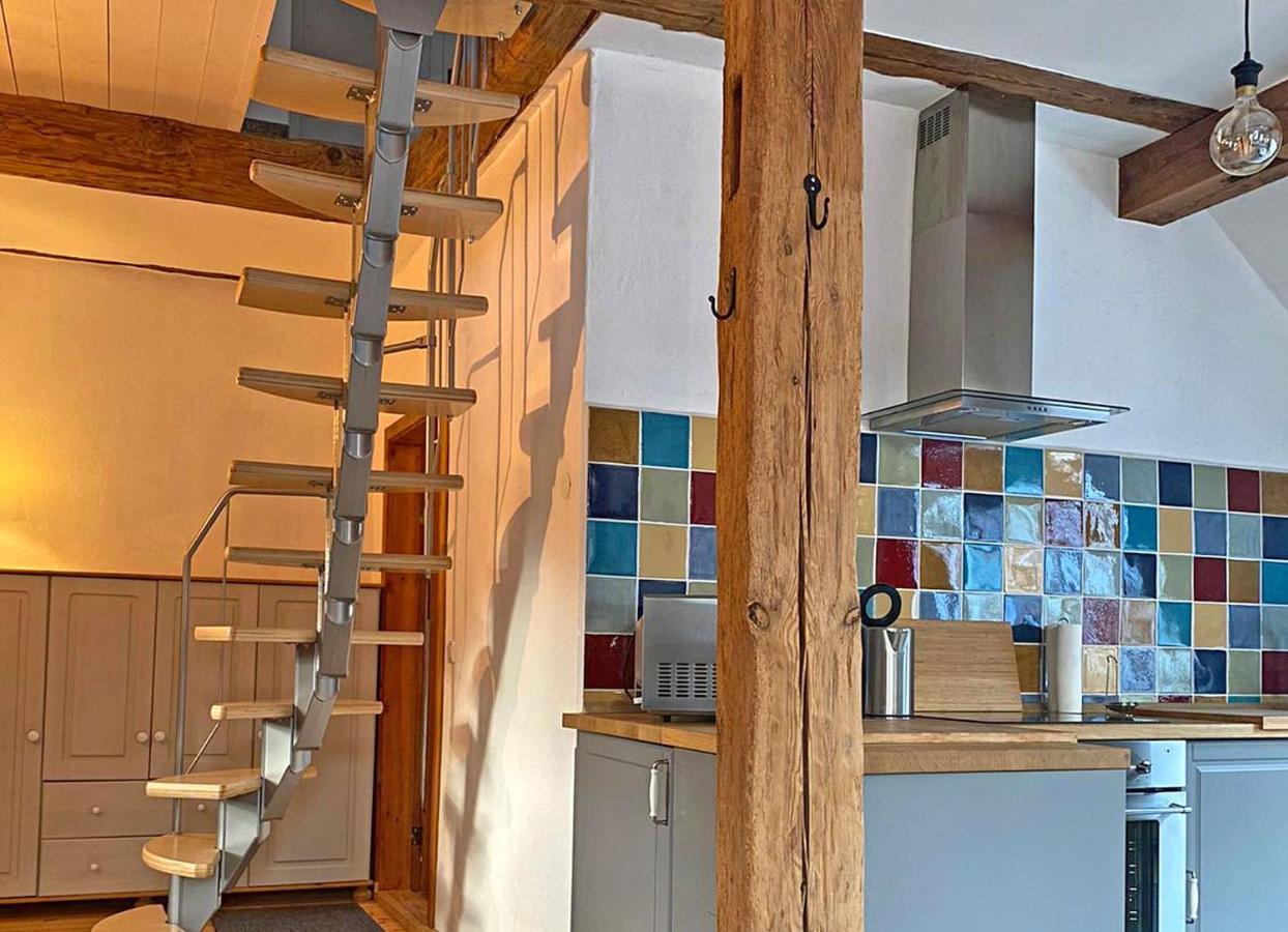 Ferienwohnung Im Forsthaus Am See Schwarz Exterior foto