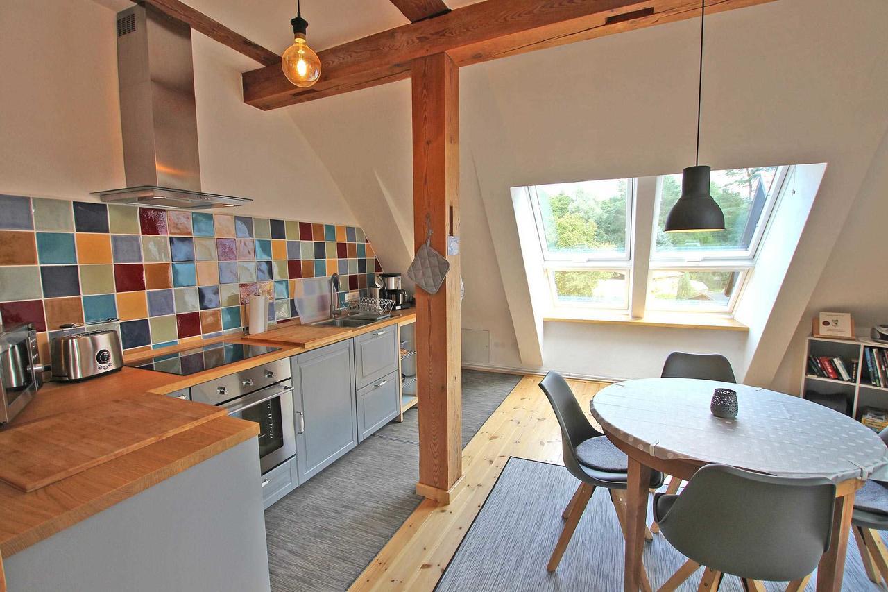 Ferienwohnung Im Forsthaus Am See Schwarz Exterior foto